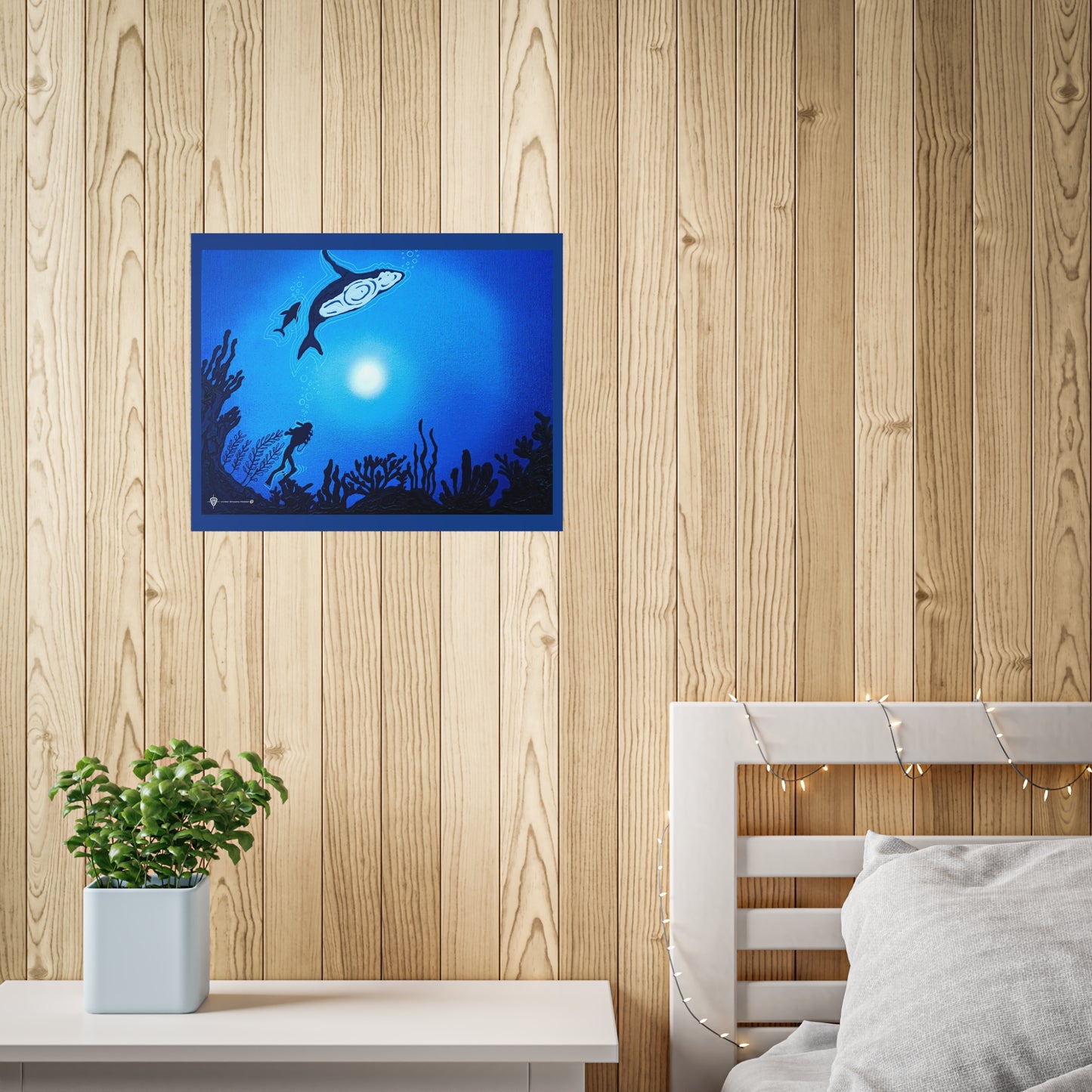 DEEP BLUE-1 / LIFE UPHOLDERS - Ocean conservation art exhibition 2022 by Victor Dreams Holder