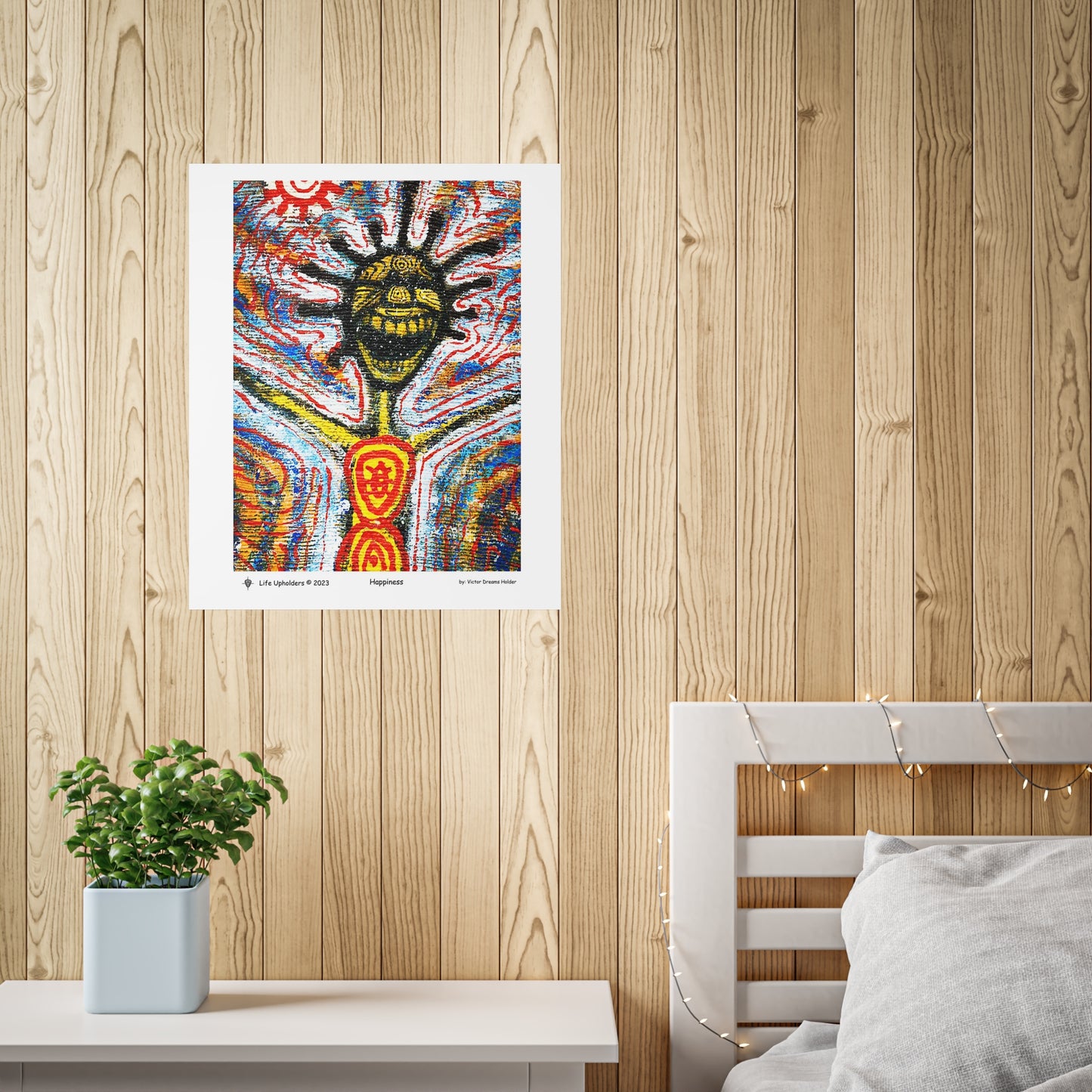 HAPPINESS / artwork from the series REBIRTH OF RESONANCES by Victor Dreams Holder