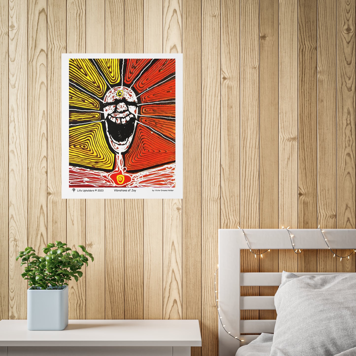 Vibration of Joy / artwork from the series REBIRTH OF RESONANCES by Victor Dreams Holder