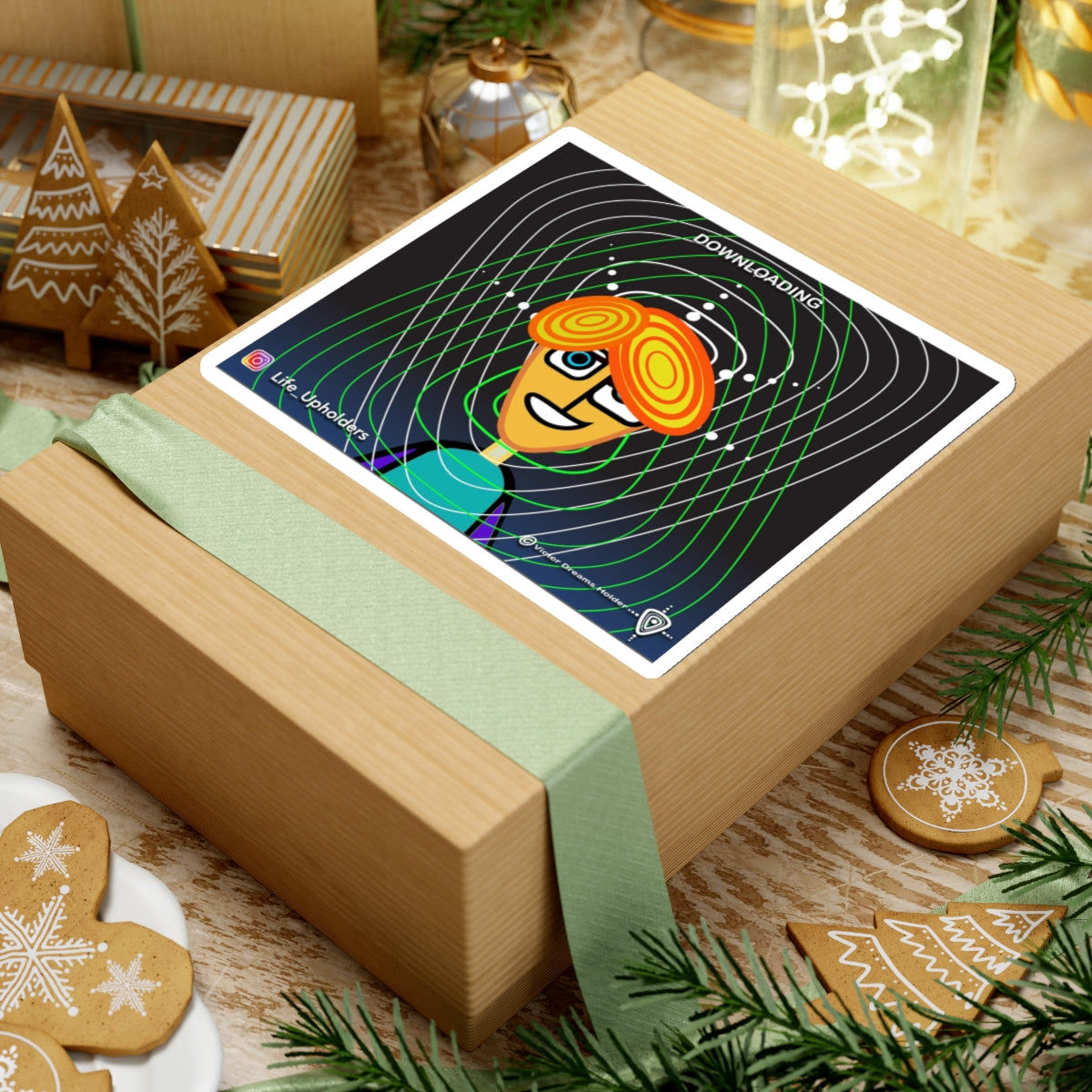 Downloading / STICKERS - VIBRANT BEINGS collection series #1