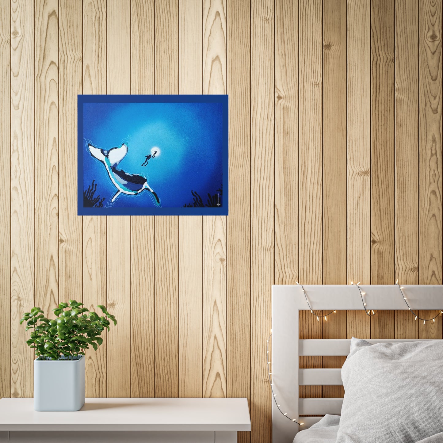 DEEP BLUE-2 / LIFE UPHOLDERS - Ocean conservation art exhibition 2022 by Victor Dreams Holder