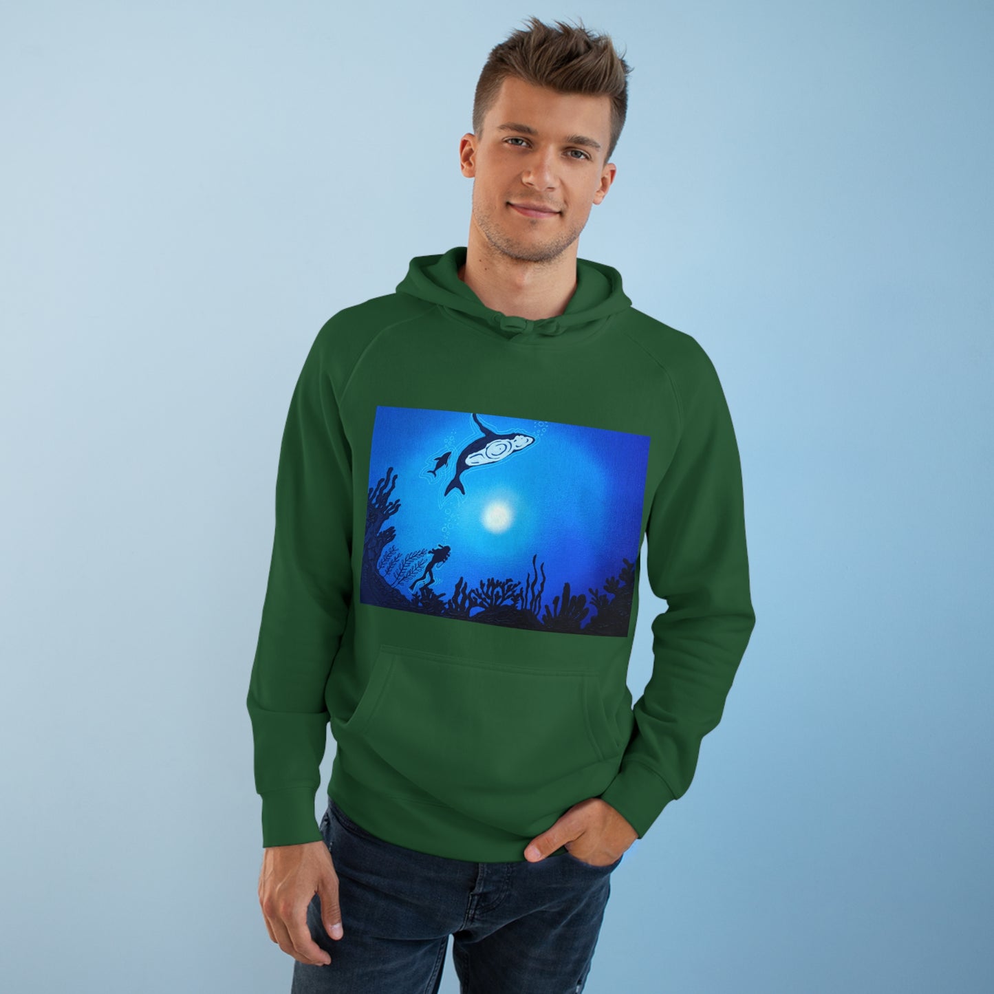 DEEP BLUE-1 / Ocean conservation art /  Life Upholders 2022-2023