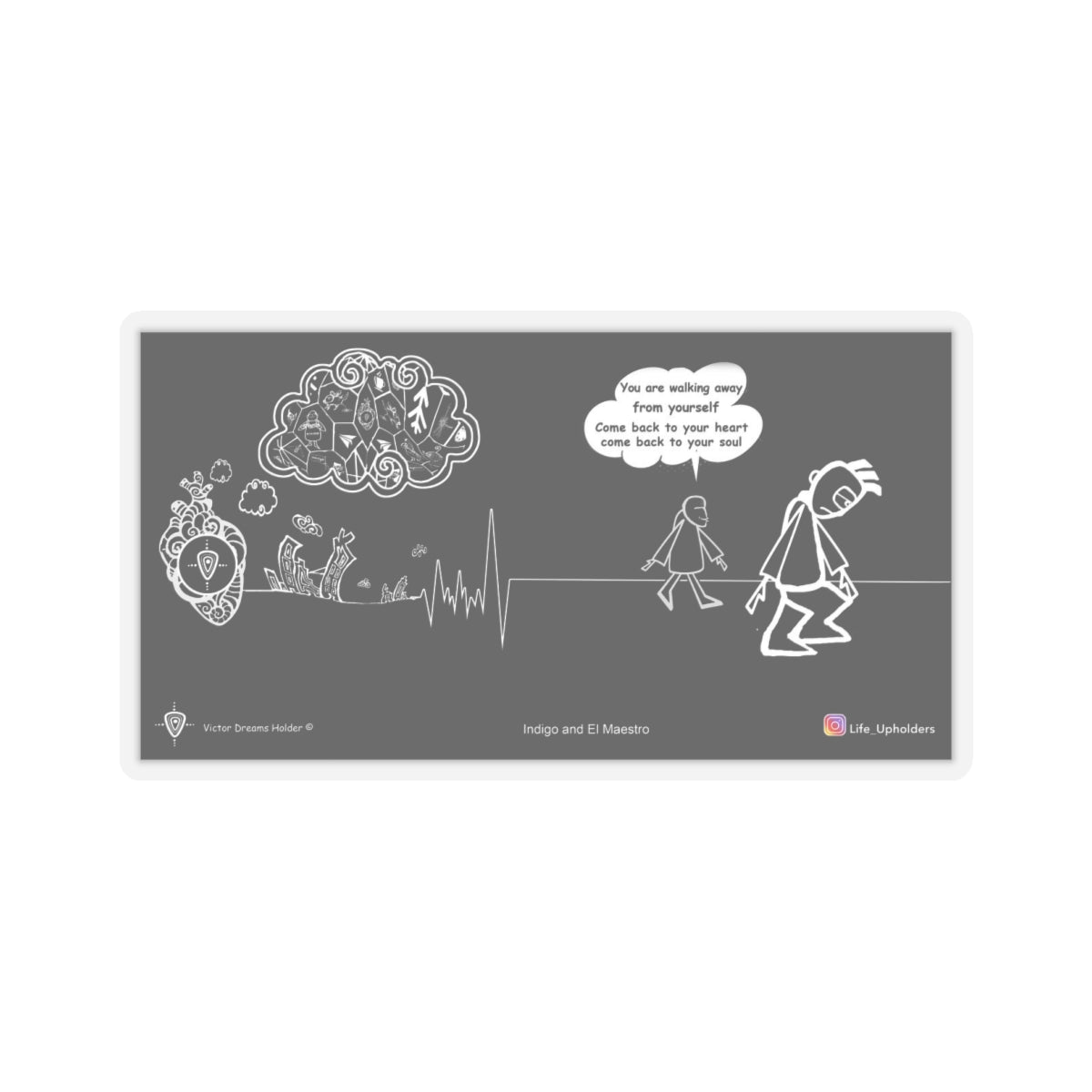 You are walking away / Stickers comics collection series / English