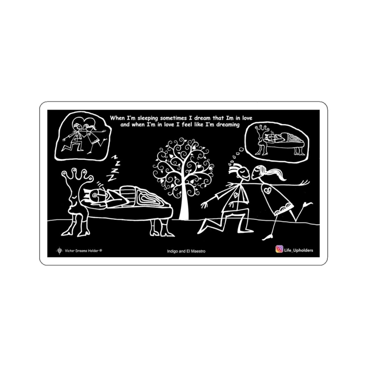 When I’m sleeping / Stickers comics collection series / English