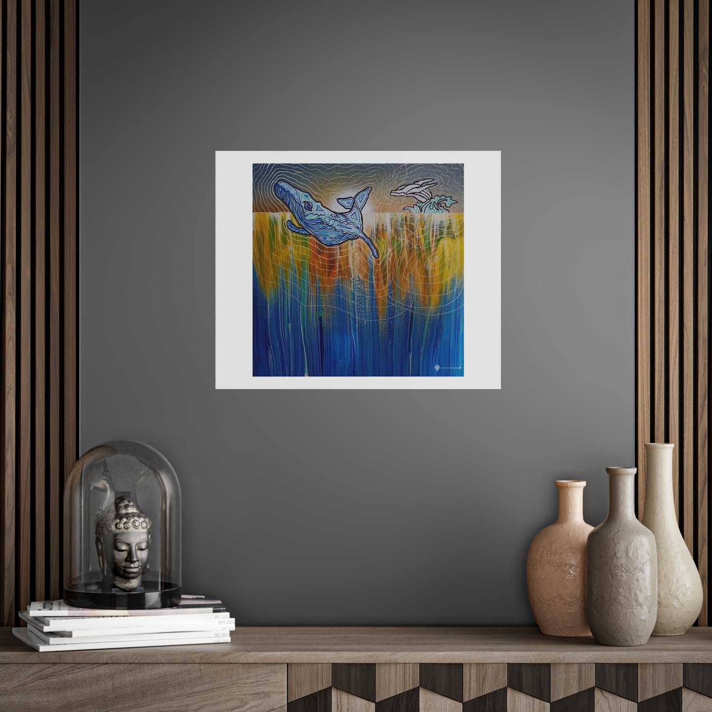 Whales Pump / LIFE UPHOLDERS - Ocean conservation art exhibition 2022 by Victor Dreams Holder