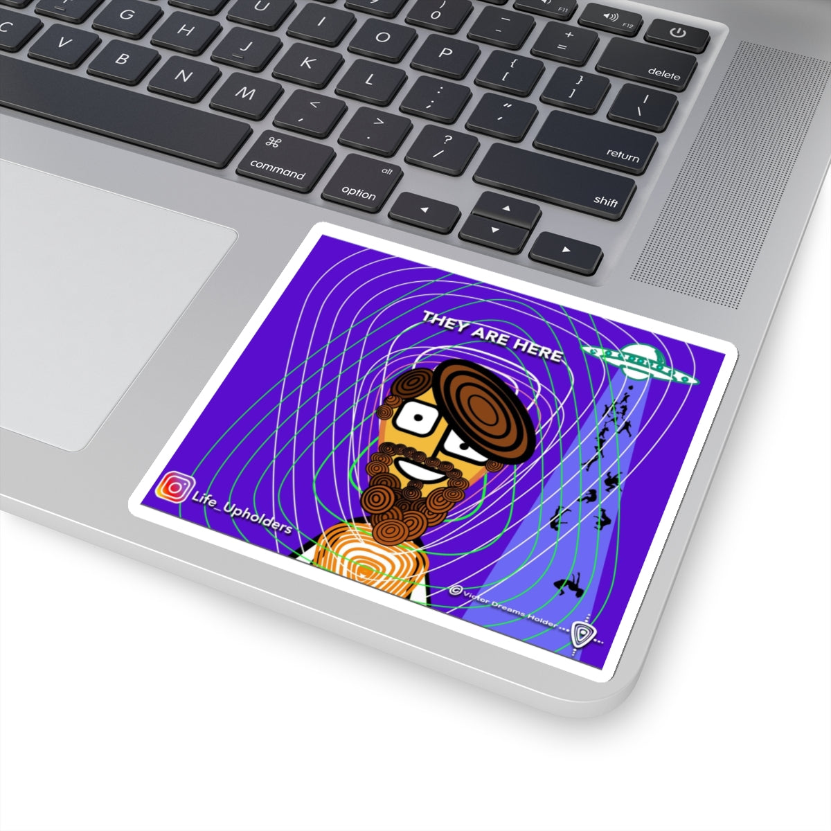 They are Here / STICKERS - VIBRANT BEINGS collection series #1