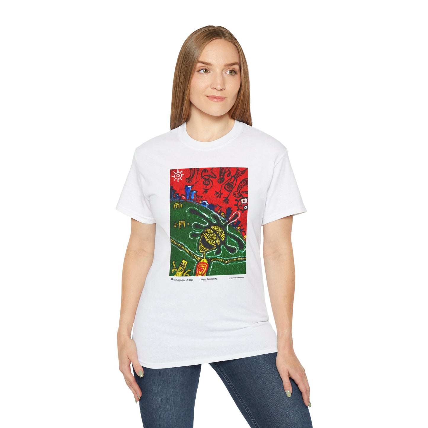 Happy Community  / artwork from the series REBIRTH OF RESONANCES by Victor Dreams Holder