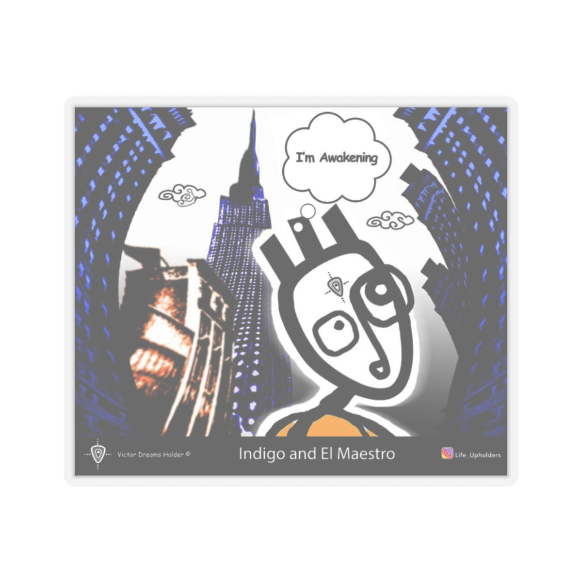 I'm awakening / Stickers comics collection series / English