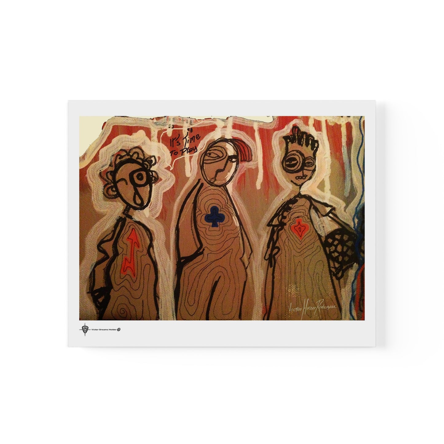 IT'S TIME TO PLAY / artwork from the series INDIGO and EL MAESTRO / Life Upholders 2023