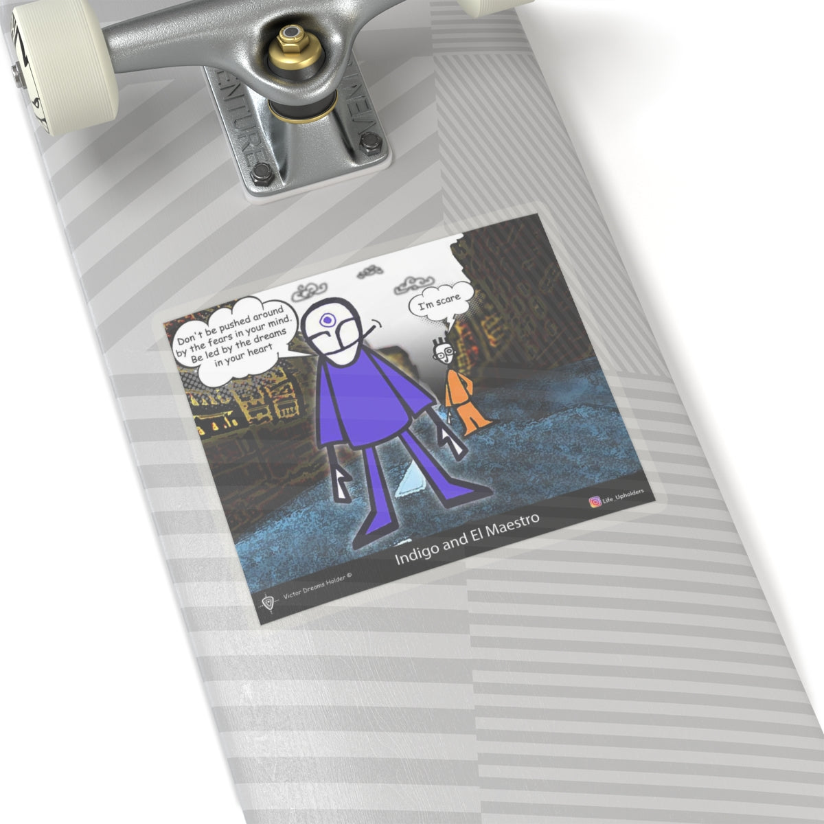 Don't be pushed around / Stickers comics collection series / English