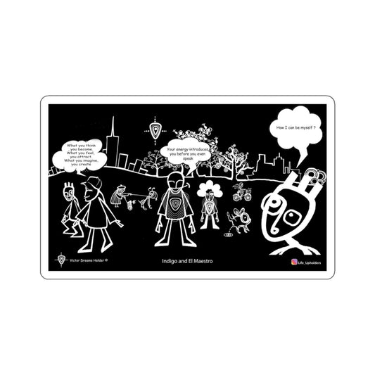 How can I be myself ? / Stickers comics collection series / English