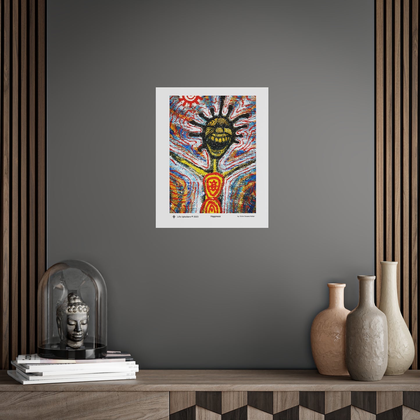 HAPPINESS / artwork from the series REBIRTH OF RESONANCES by Victor Dreams Holder