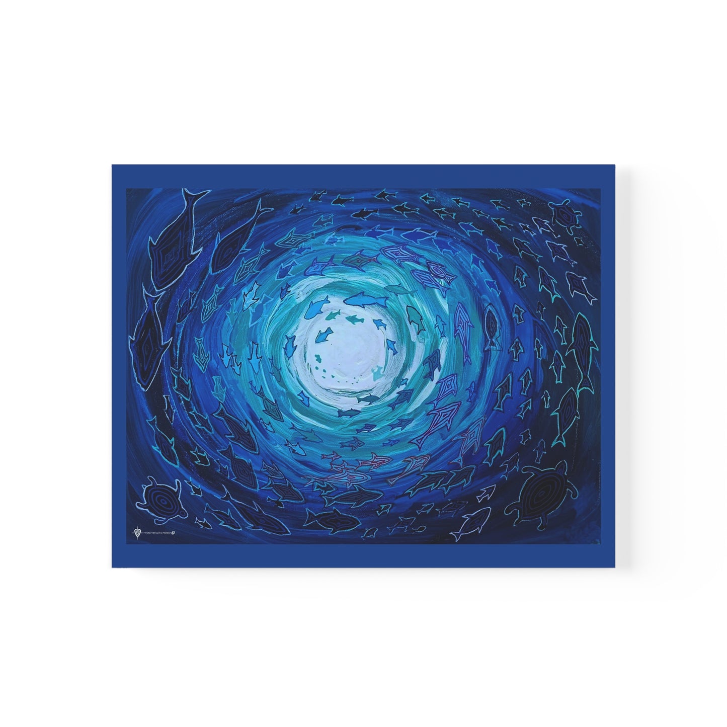 SCHOOL OF FISHES / LIFE UPHOLDERS - Ocean conservation art exhibition 2022 by Victor Dreams Holder