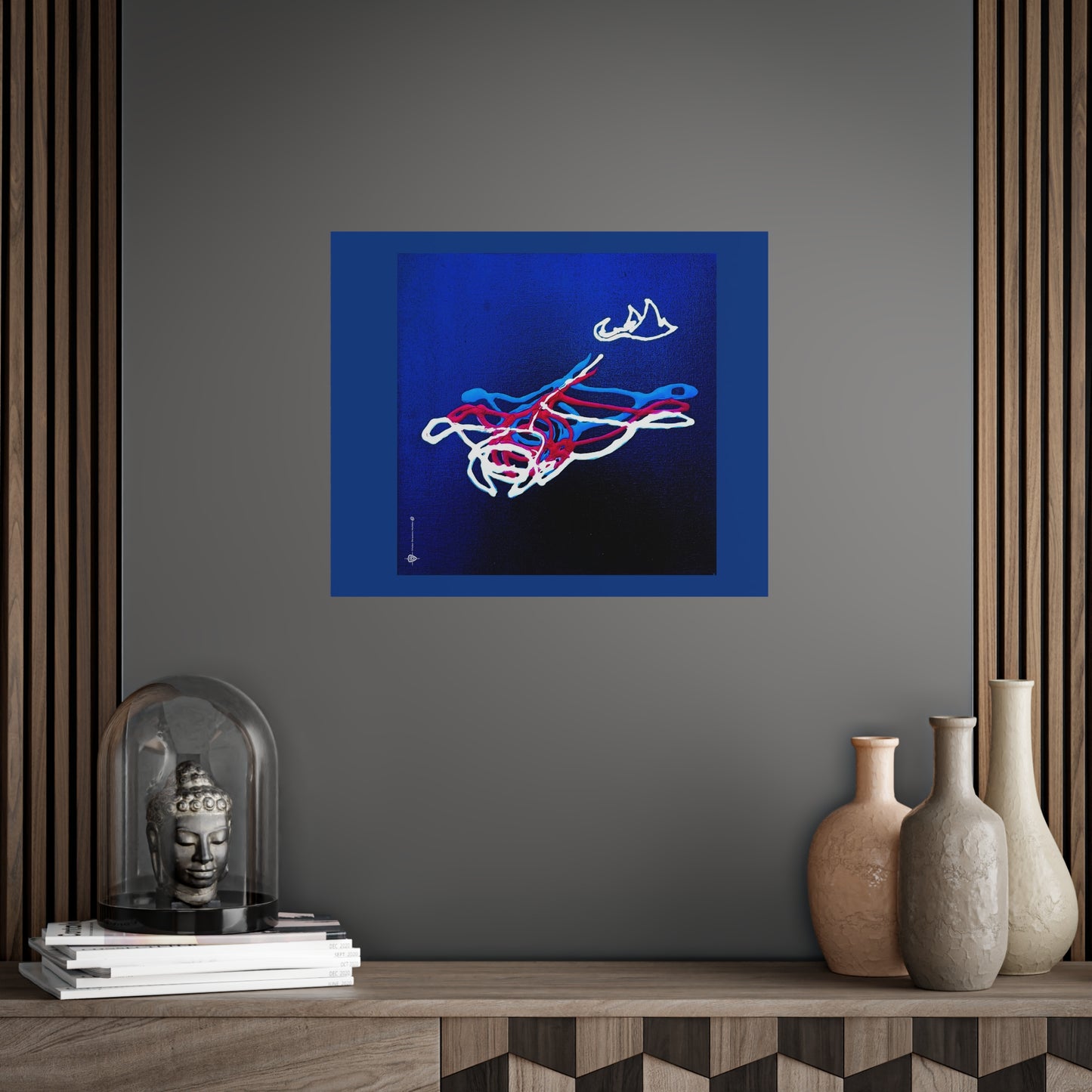 Manta-ray Family / LIFE UPHOLDERS - Ocean conservation art exhibition 2022 by Victor Dreams Holder