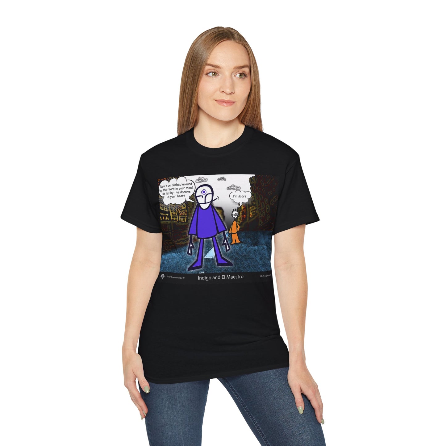 DON'T BE PUSH BY THE FEAR/ Indigo and El Maestro series / Life Upholder 2023
