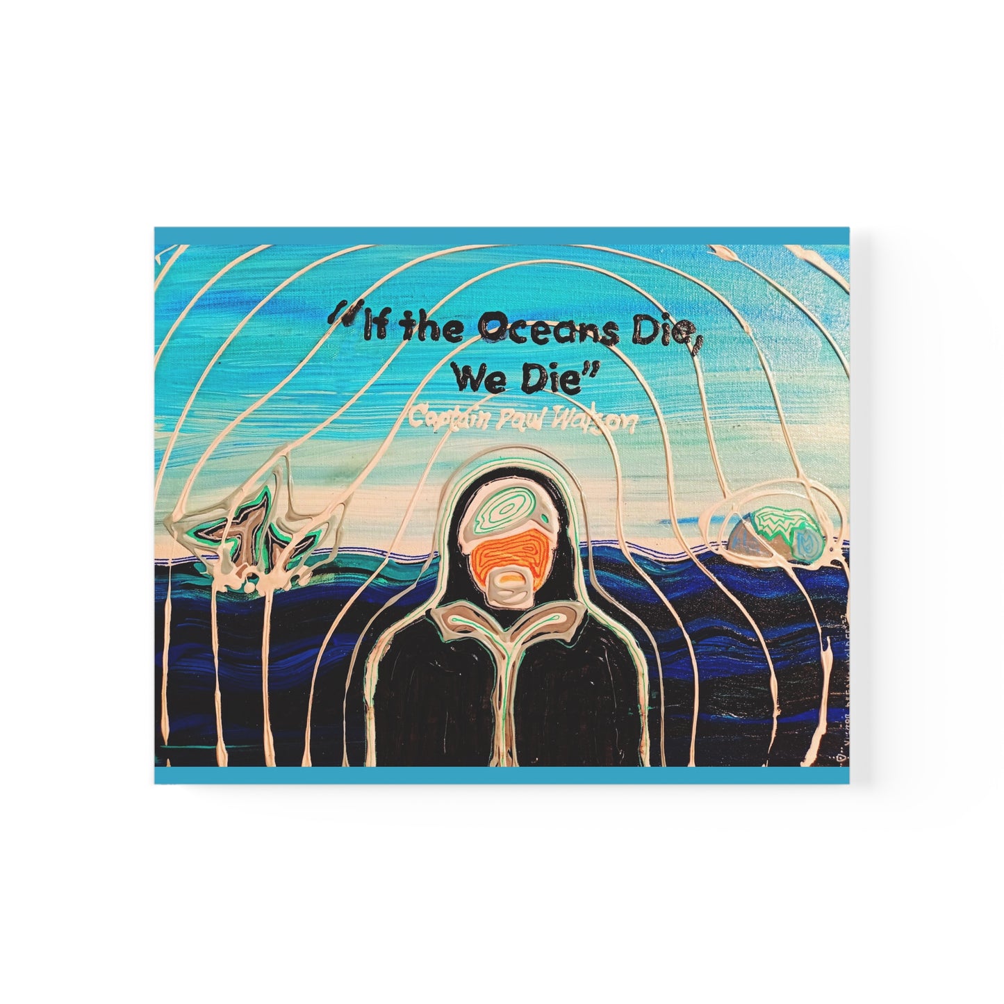 IF THE OCEAN DIES WE DIE / LIFE UPHOLDERS - Ocean conservation art exhibition 2022 by Victor Dreams Holder