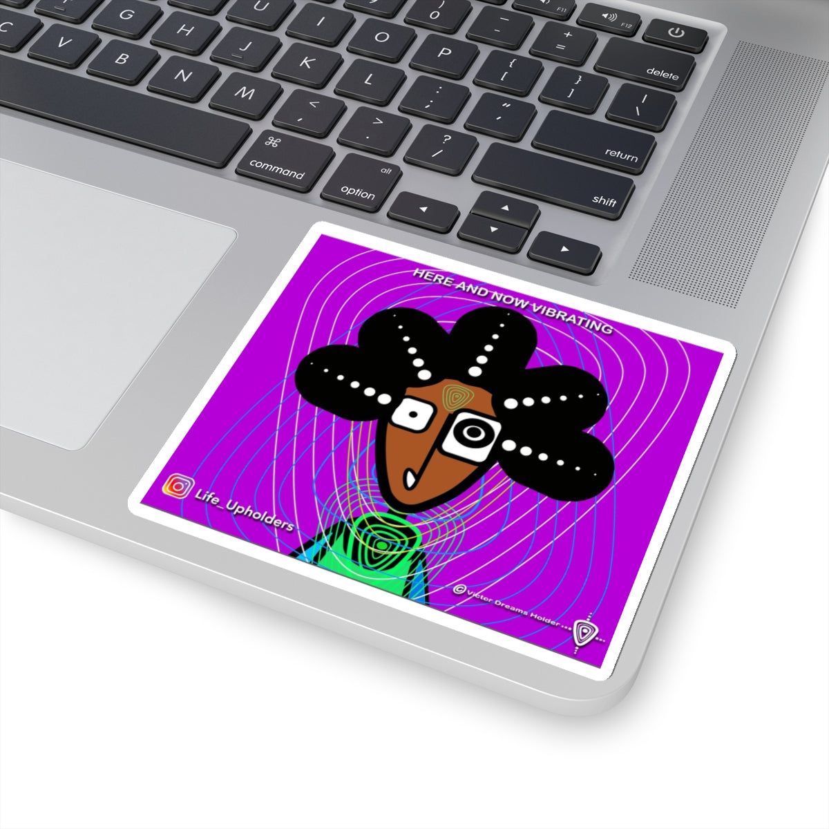 HERE and NOW VIBRATING / STICKERS - VIBRANT BEINGS collection series #1
