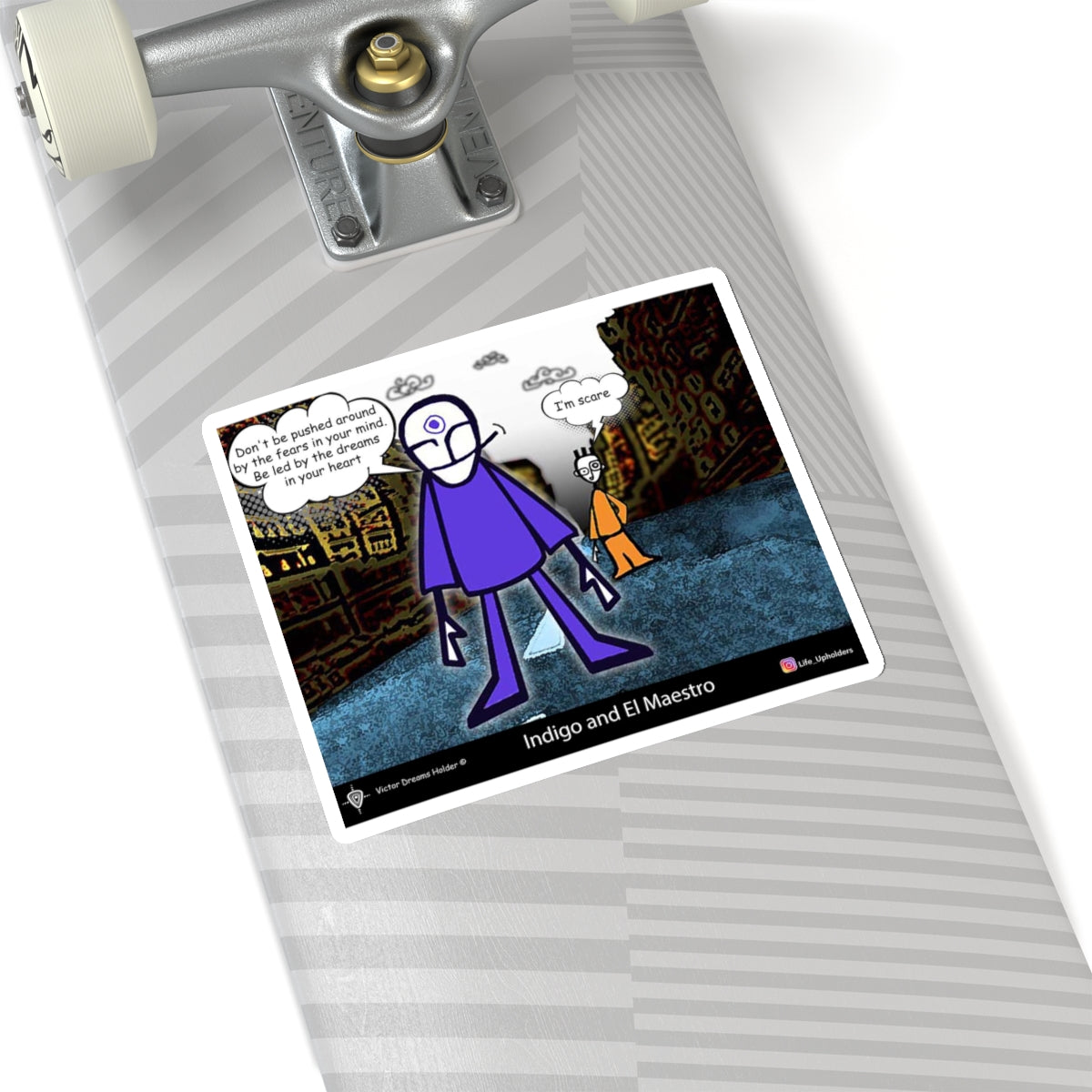 Don't be pushed around / Stickers comics collection series / English
