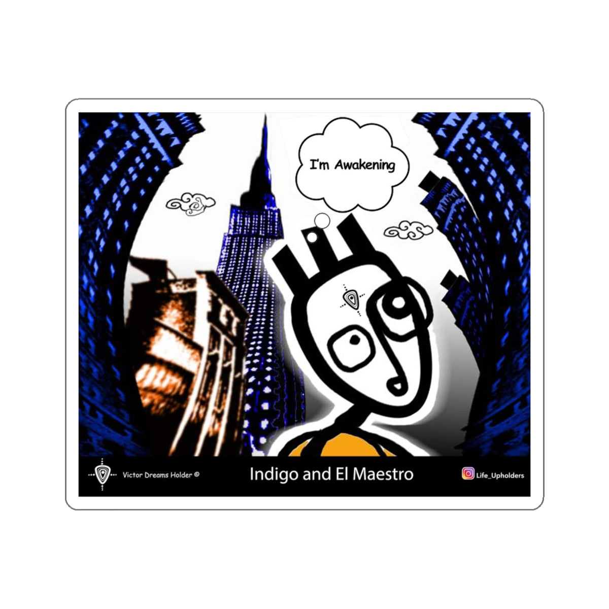 I'm awakening / Stickers comics collection series / English