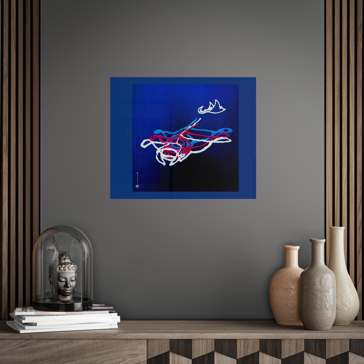 Manta-ray Family / LIFE UPHOLDERS - Ocean conservation art exhibition 2022 by Victor Dreams Holder