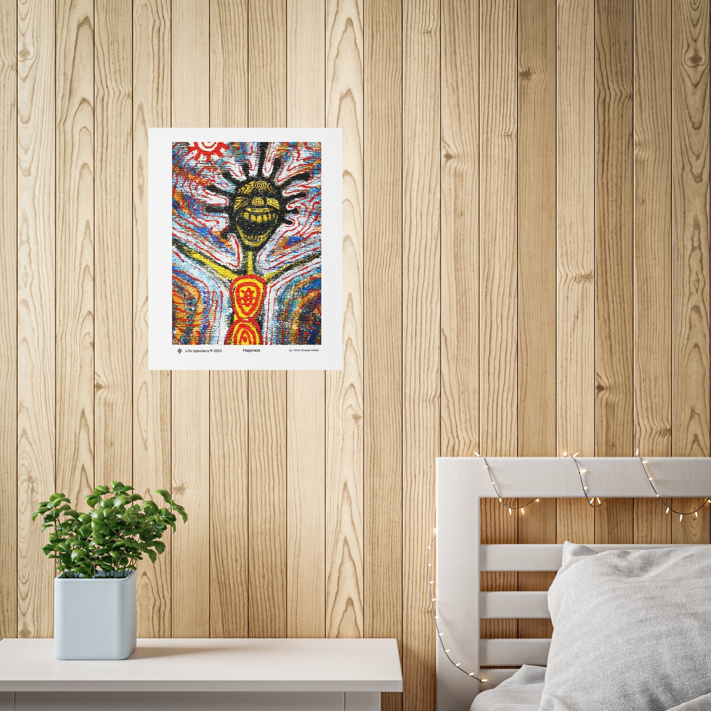 HAPPINESS / artwork from the series REBIRTH OF RESONANCES by Victor Dreams Holder