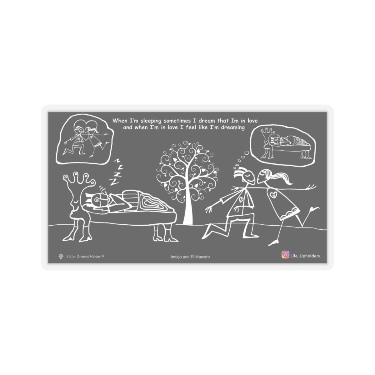 When I’m sleeping / Stickers comics collection series / English
