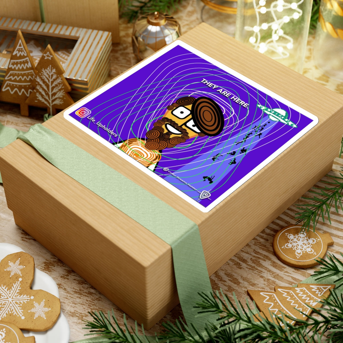 They are Here / STICKERS - VIBRANT BEINGS collection series #1