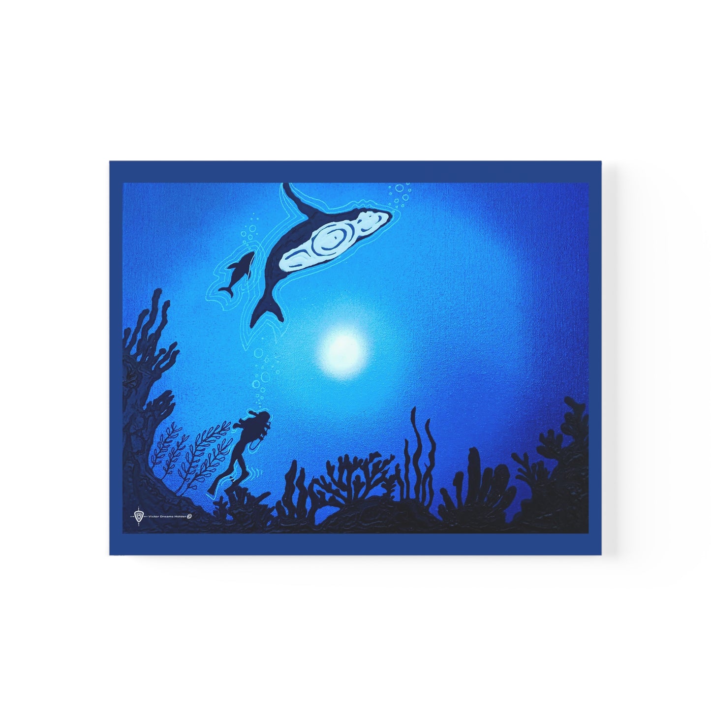 DEEP BLUE-1 / LIFE UPHOLDERS - Ocean conservation art exhibition 2022 by Victor Dreams Holder