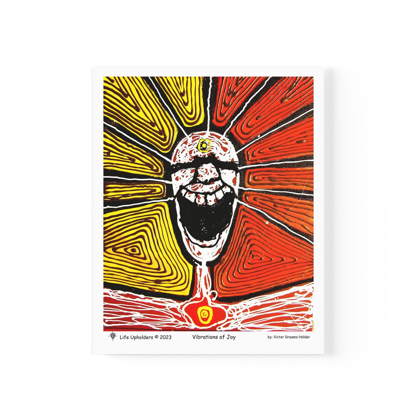 Vibration of Joy / artwork from the series REBIRTH OF RESONANCES by Victor Dreams Holder