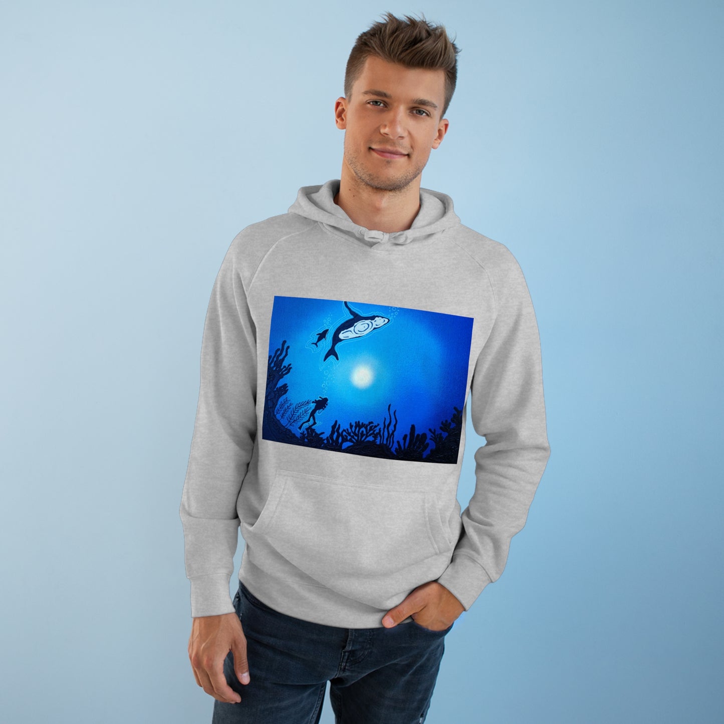 DEEP BLUE-1 / Ocean conservation art /  Life Upholders 2022-2023