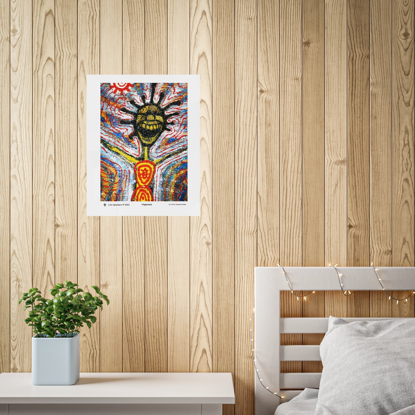 HAPPINESS / artwork from the series REBIRTH OF RESONANCES by Victor Dreams Holder