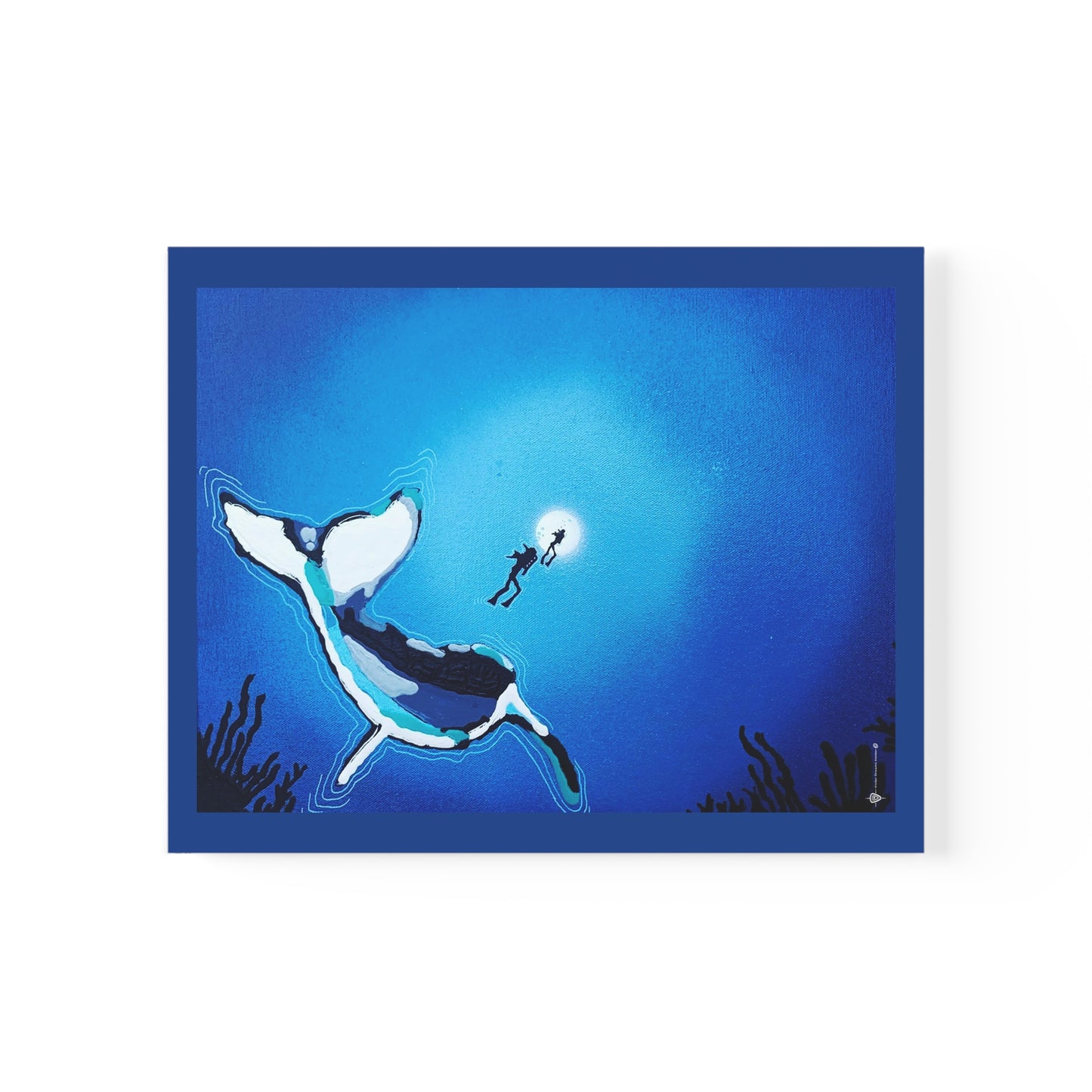 DEEP BLUE-2 / LIFE UPHOLDERS - Ocean conservation art exhibition 2022 by Victor Dreams Holder