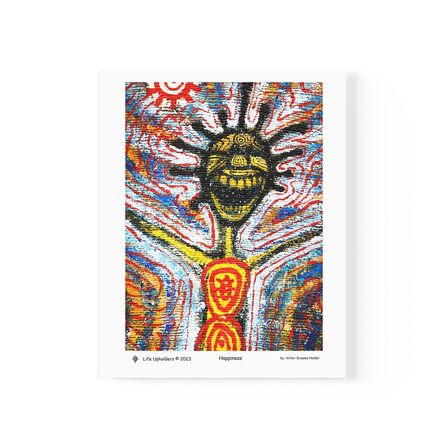 HAPPINESS / artwork from the series REBIRTH OF RESONANCES by Victor Dreams Holder