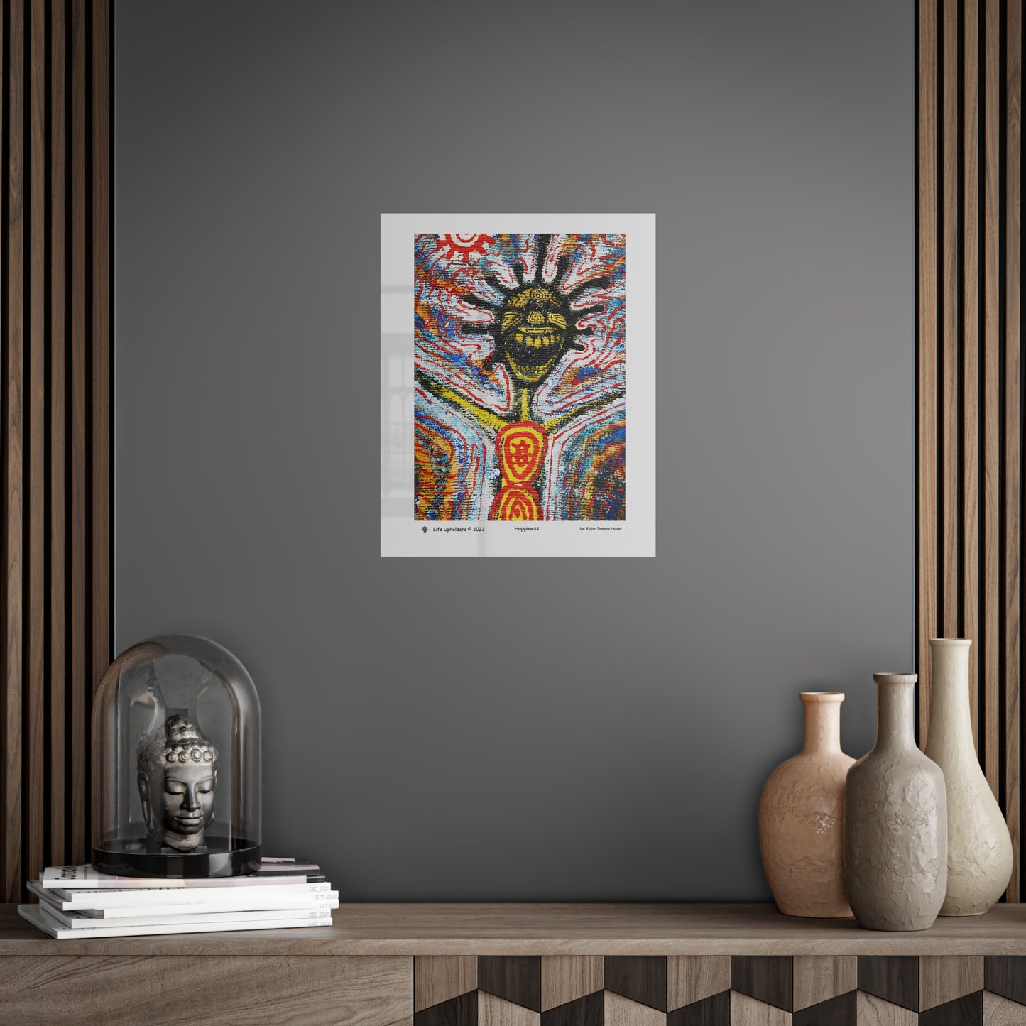 HAPPINESS / artwork from the series REBIRTH OF RESONANCES by Victor Dreams Holder