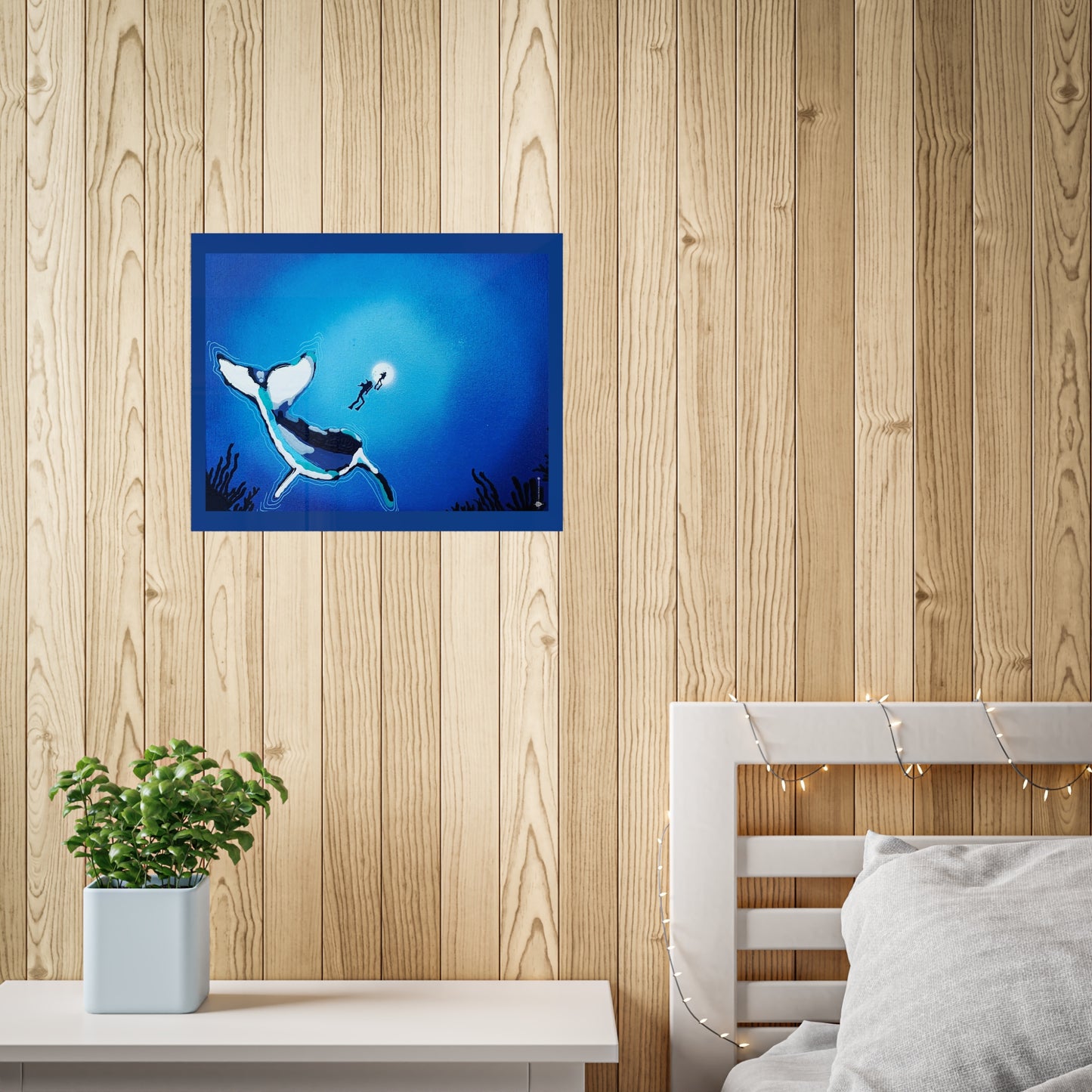 DEEP BLUE-2 / LIFE UPHOLDERS - Ocean conservation art exhibition 2022 by Victor Dreams Holder
