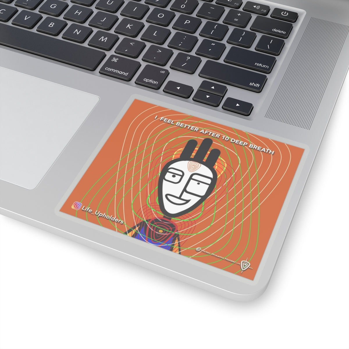 I Feel Better after 10 Deep Breath / STICKERS - VIBRANT BEINGS collection series #1