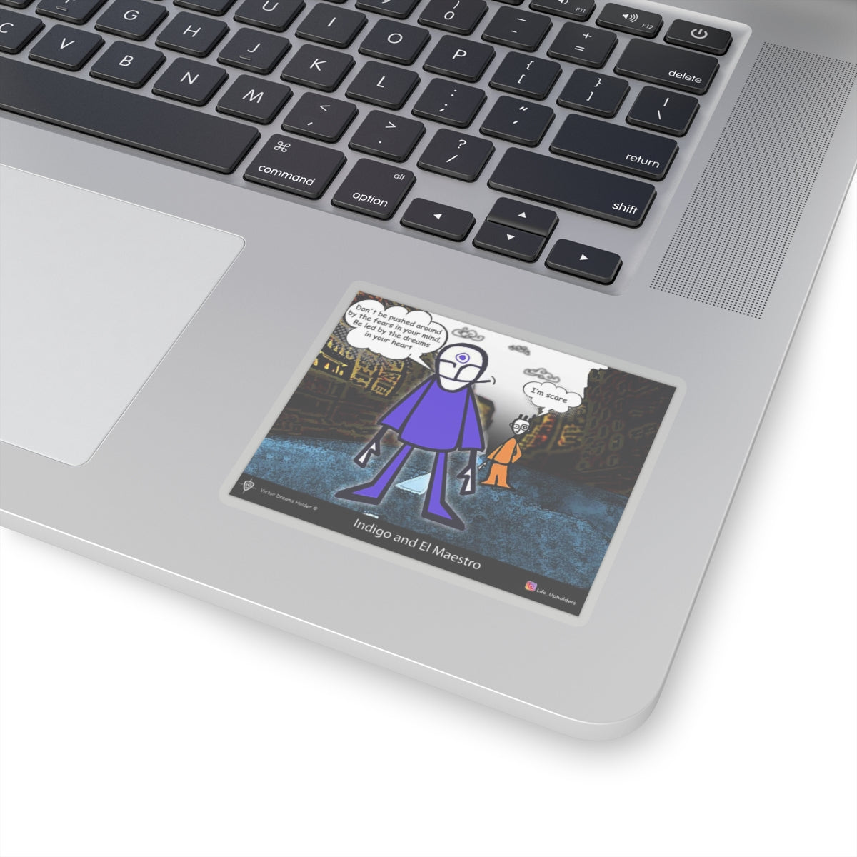 Don't be pushed around / Stickers comics collection series / English