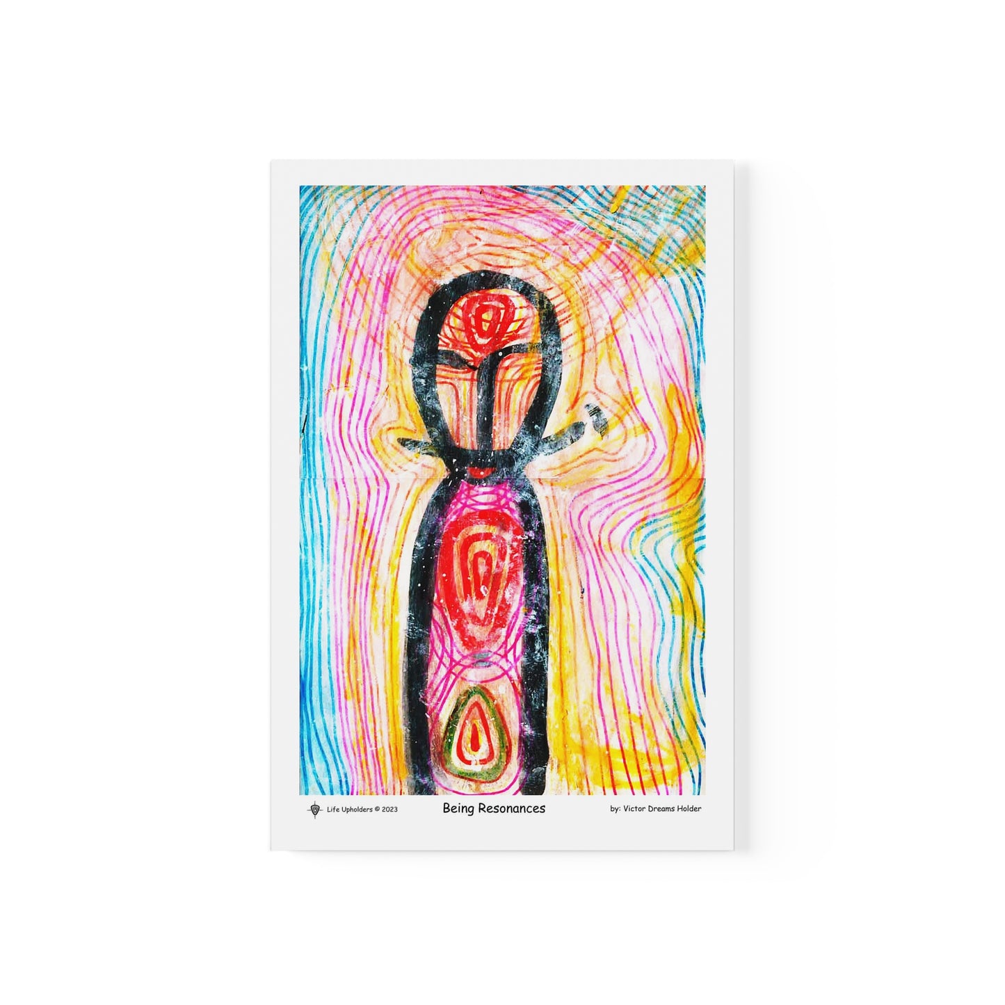 RESONANT BEING / artwork from the series REBIRTH OF RESONANCES by Victor Dreams Holder