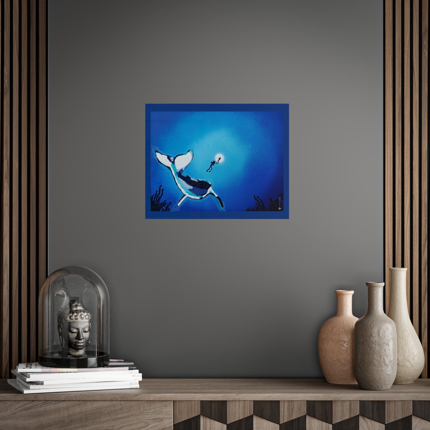 DEEP BLUE-2 / LIFE UPHOLDERS - Ocean conservation art exhibition 2022 by Victor Dreams Holder
