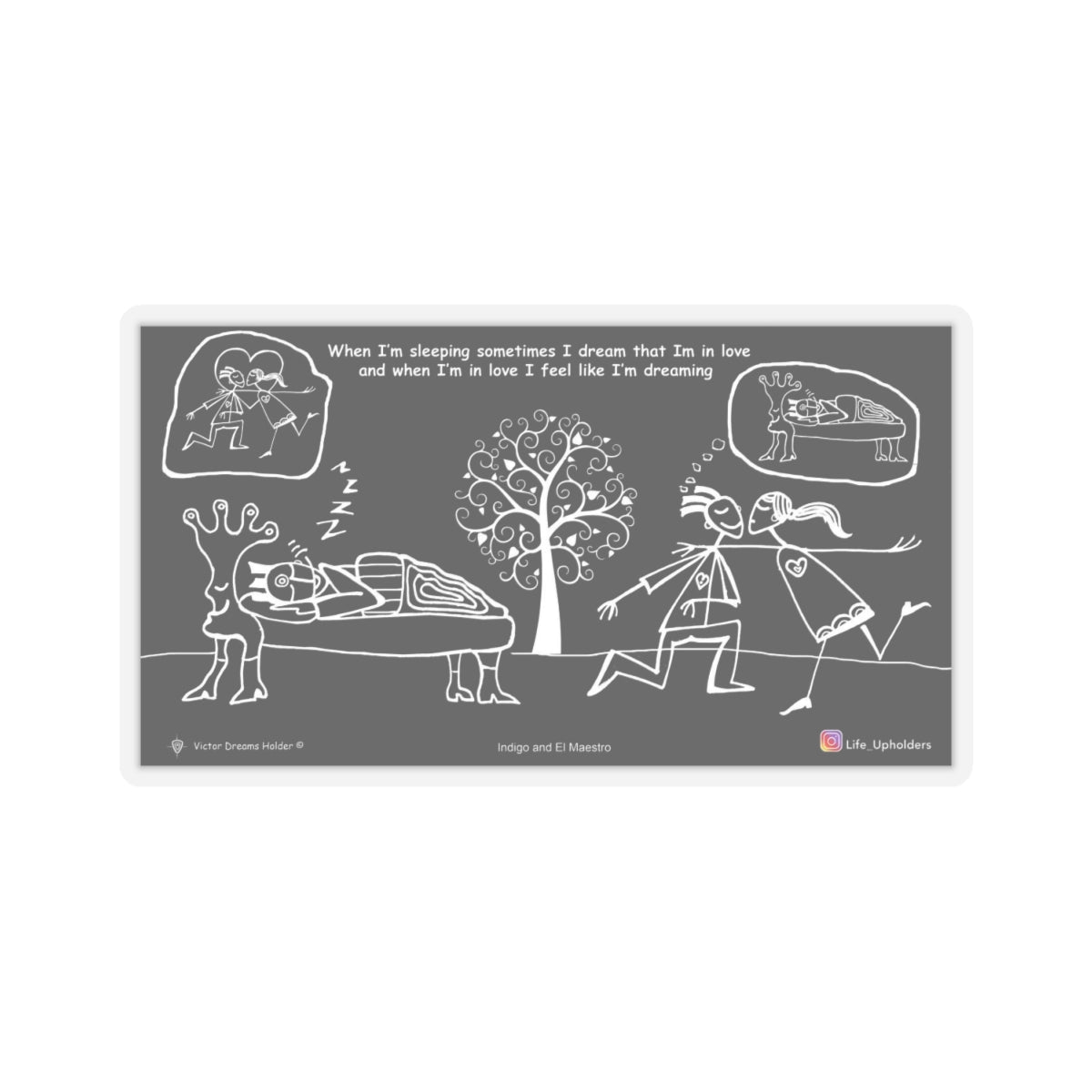 When I’m sleeping / Stickers comics collection series / English