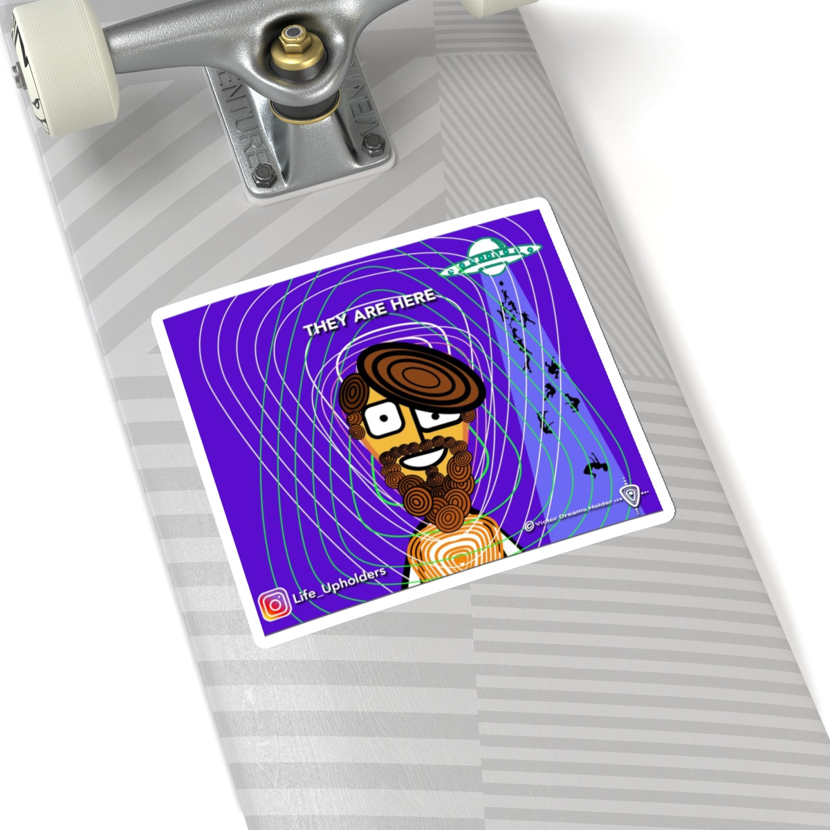 They are Here / STICKERS - VIBRANT BEINGS collection series #1