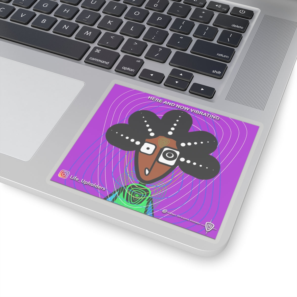 HERE and NOW VIBRATING / STICKERS - VIBRANT BEINGS collection series #1