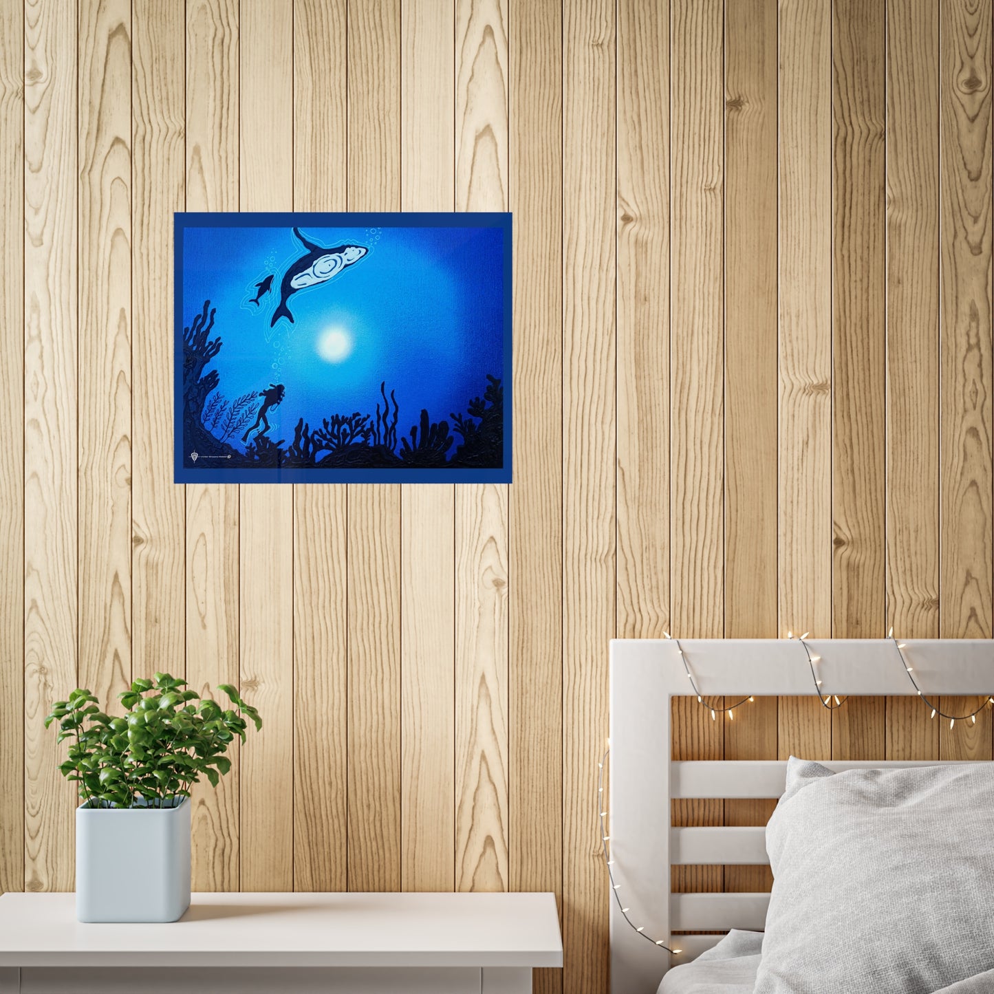 DEEP BLUE-1 / LIFE UPHOLDERS - Ocean conservation art exhibition 2022 by Victor Dreams Holder