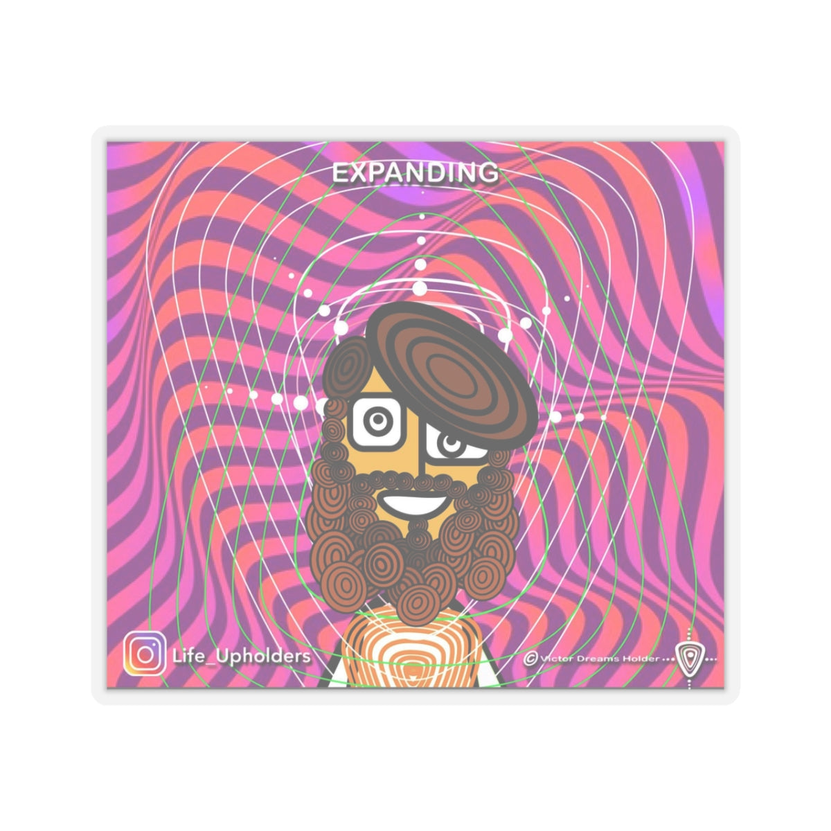 EXPANDING / STICKERS - VIBRANT BEINGS collection series #01