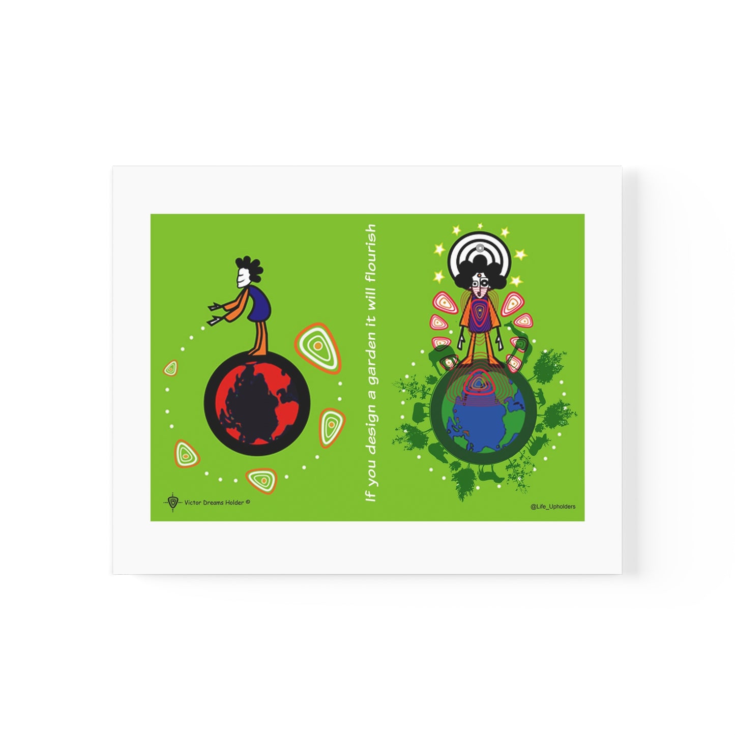 If you design a Garden it will flourish / artwork from the series INDIGO and EL MAESTRO / Life Upholders 2023