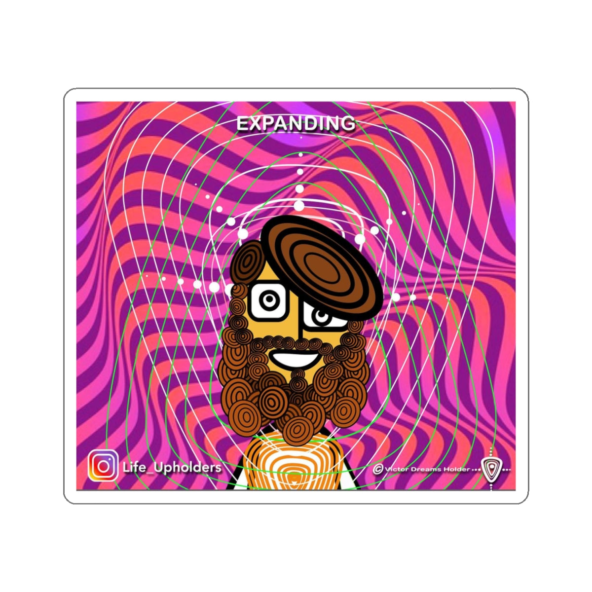 EXPANDING / STICKERS - VIBRANT BEINGS collection series #01
