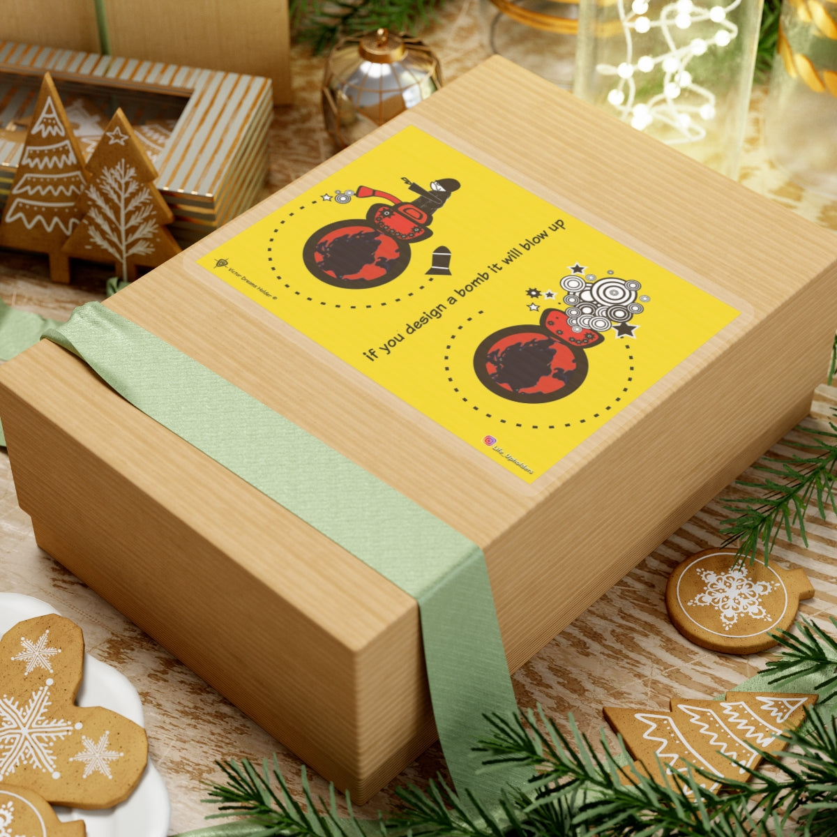 If you design a bomb / Stickers comics collection series / English