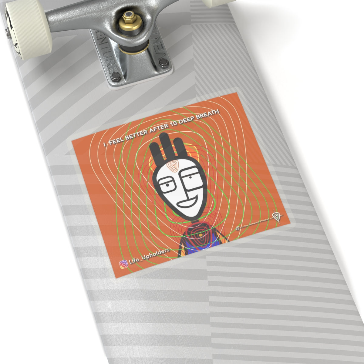 I Feel Better after 10 Deep Breath / STICKERS - VIBRANT BEINGS collection series #1