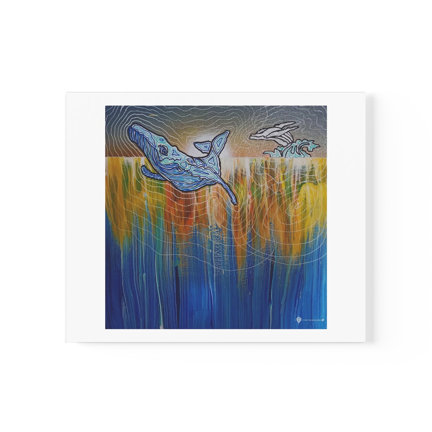 Whales Pump / LIFE UPHOLDERS - Ocean conservation art exhibition 2022 by Victor Dreams Holder