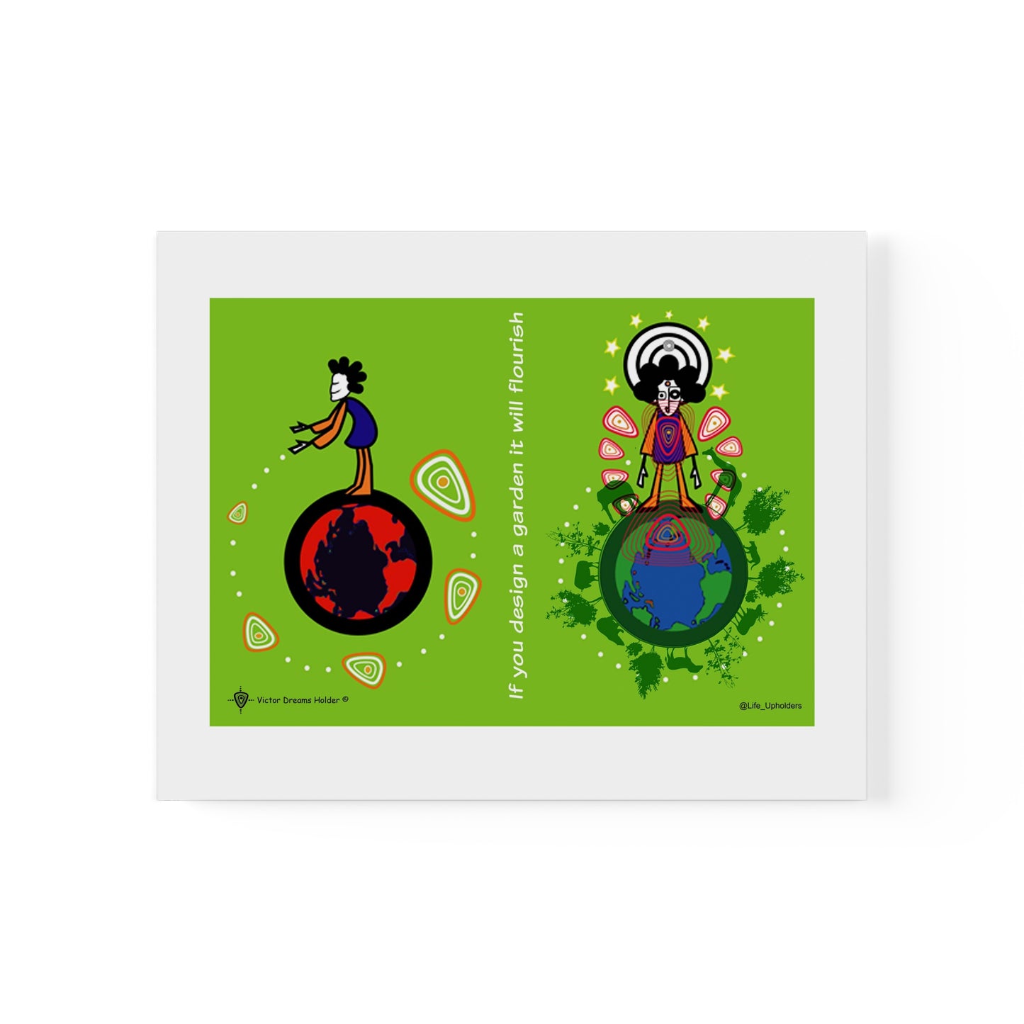 If you design a Garden it will flourish / artwork from the series INDIGO and EL MAESTRO / Life Upholders 2023